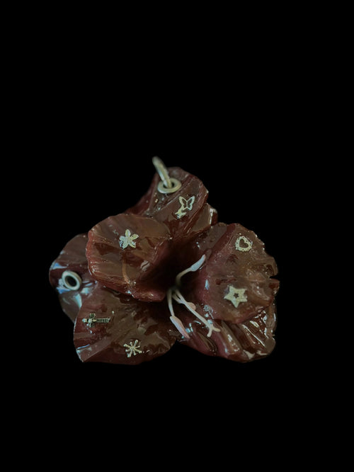Brown Hibiscus with Hardware