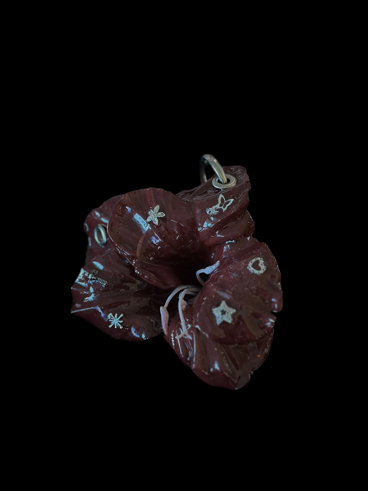 Brown Hibiscus with Hardware