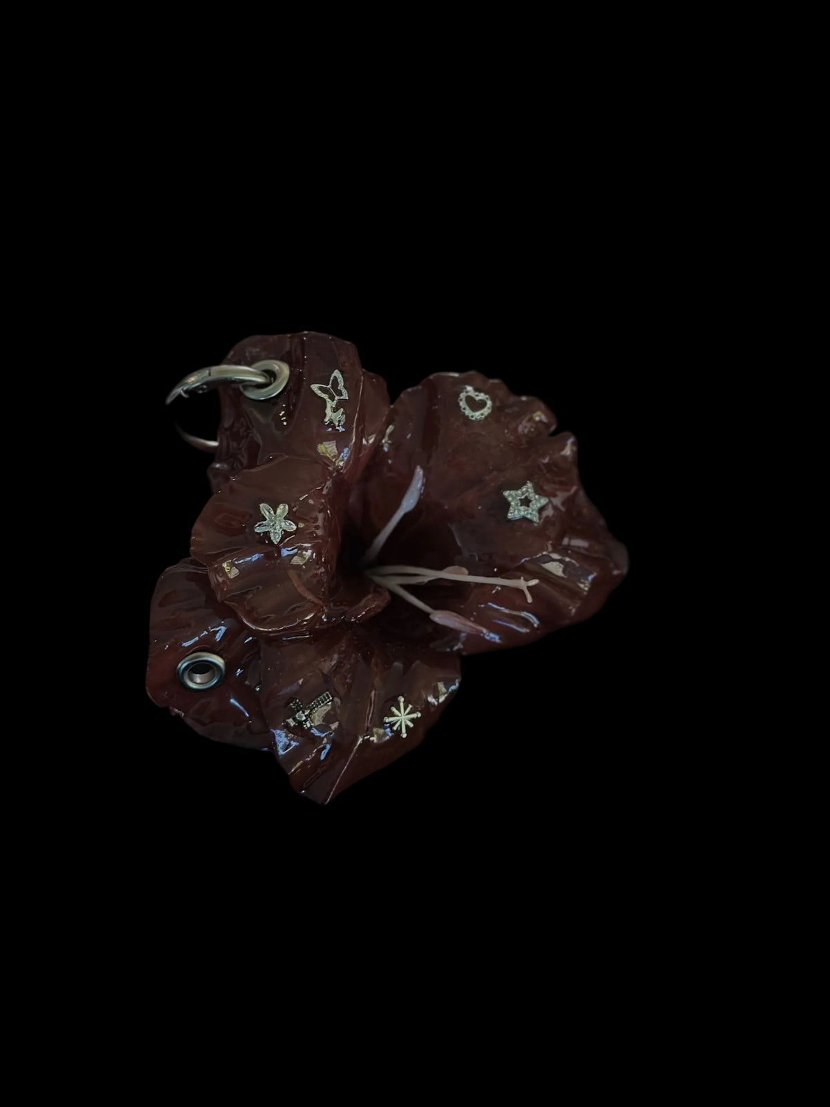 Brown Hibiscus with Hardware