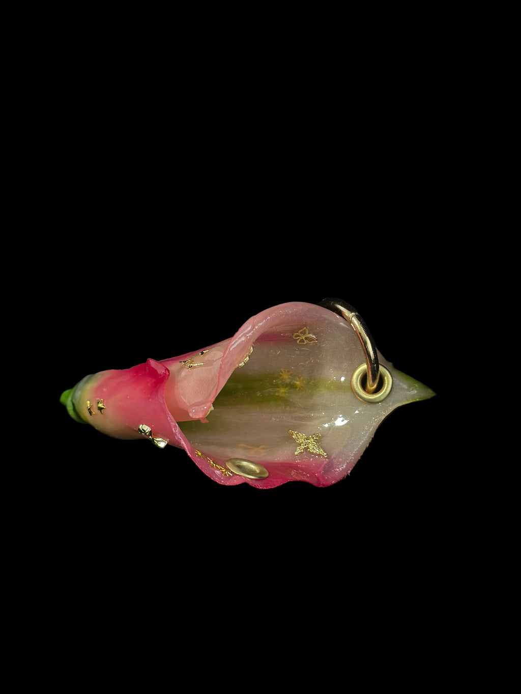 Calla Lily with Gold Hardware